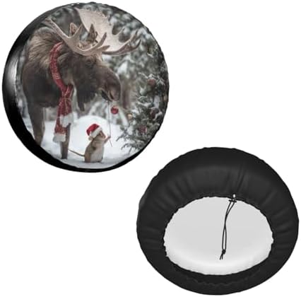 Christmas Funny Animal Spare Tire Cover Universal - Image 3
