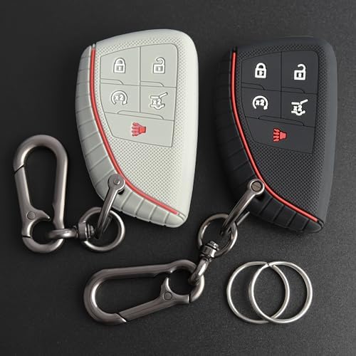 Key Fob Cover for Chevy Equinox Traverse Blazer GMC Acadia Terrain Envision by TANDRIVE