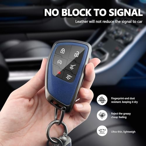 for Chevy Key Fob Cover PU Leather - Image 3