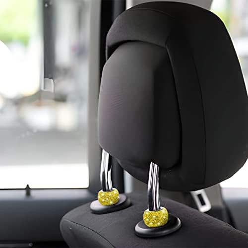 BELOMI 4 Pack Car Headrest Collars, Bling Car Head Rest Collars Rings Decor - Image 6