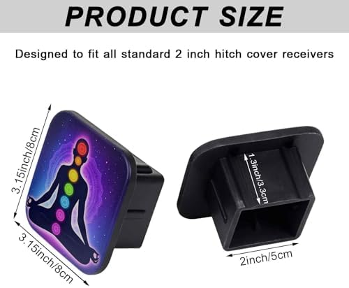 2" Trailer Hitch Cover Rubber Receiver Tube Cap Trailer Hitch Covers - Image 2