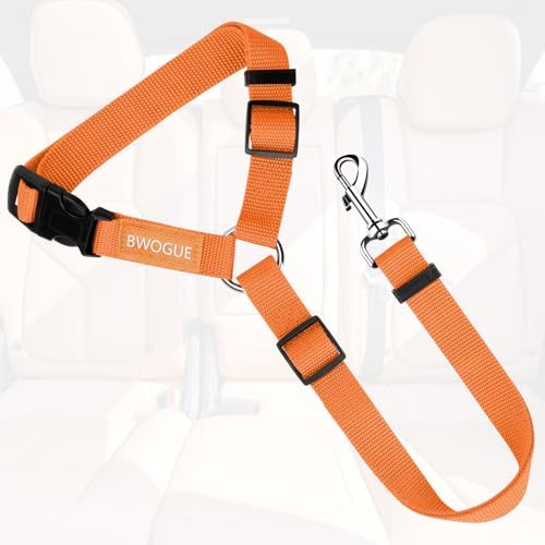 BWOGUE Dog Seat Belt for Car, Headrest Restraint Lead, Non-Elastic - Image 2