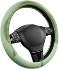 PIC AUTO Steering Wheel Cover, Universal Fit 14.5"–15.5", Soft PU Grain Leather by PICAUTO