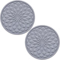 2 Pack Silicone Car Cup Holder Coaster – 2.75 Inch Non-Slip Drink Mat, by MEAJOO