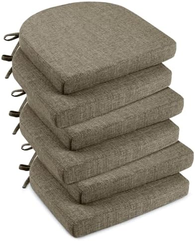 downluxe Indoor Chair Cushions for Dining Chairs, Soft and Comfortable Textured by Downluxe