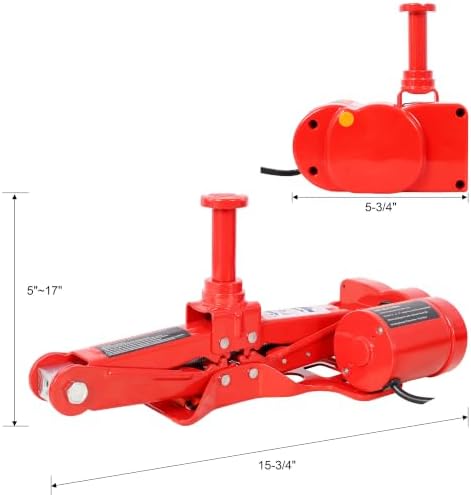 3 Ton 12V Electric Car Scissor Jack Kit, Heavy Duty Portable Auto Lift - Image 4