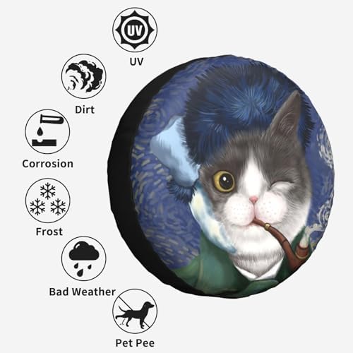 Funny Cat Spare Tire Cover Wheel Protectors - Image 5