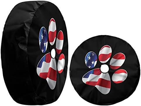 Paws Us American Flag Spare Tire Cover - Image 3