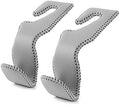 AMVOYOA Headrest Hooks for Car, Back Seat Organizer Gray Leather Hanger Holder by AMVOYOA
