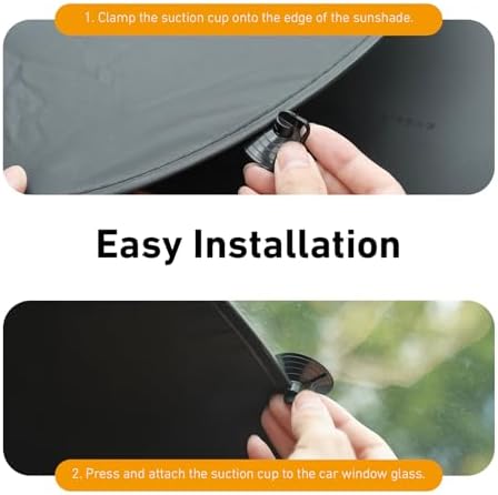 39.3"×19.6" Car Rear Window Sun Shade, Foldable Rear Windshield Sunshade - Image 7