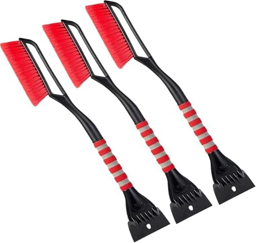 FOVAL 27" Ice Scraper Snow Brush, Wider Ice Scraper Snow Removal Car Brush by FOVAL