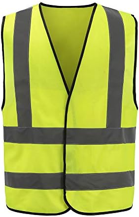 AYKRM 12 colour High visibility viz vest hi vis viz reflective work by AYKRM