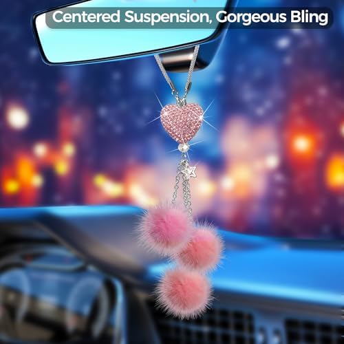 Pink Bling Car Accessories Interior - Image 4