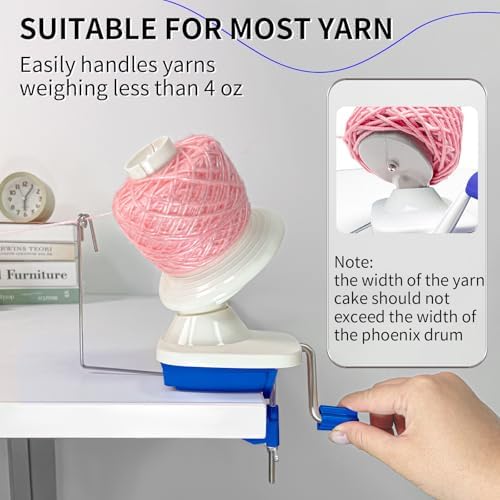 SPEENSUN 3.5 OZ Yarn Ball Winder, Low Noise Spinner - Image 5