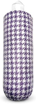Plastic Bag Holder, Wall Mount Grocery Bag Dispenser, Yarn-dyed Houndstooth by HDDahua