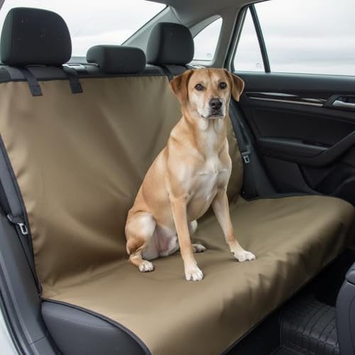 Backseat Cover Pet Car Hammock Seat Protector Waterproof Scratch Resistant Non - Image 4