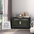 Stackable Storage Bins with Doors & Lids & Wheels by VNVTO