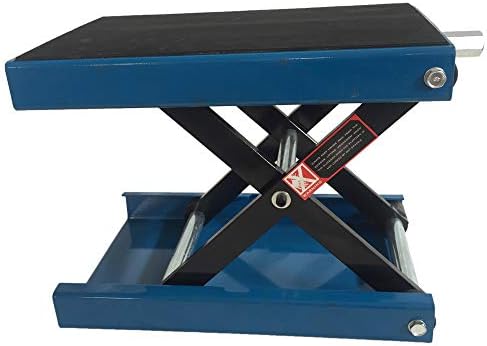 Motorcycle Lift Scissor Jack Steel Wide Deck Hoist Crank Center Stand 1100 LBS - Image 6