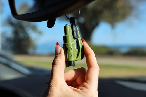 resqme The Original Emergency Keychain Car Escape Tool, 2-in-1 Seatbelt Cutter - Image 3