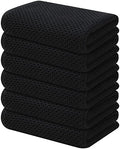 Kitinjoy 100% Cotton Waffle 6-Pack Kitchen Towels by Kitinjoy