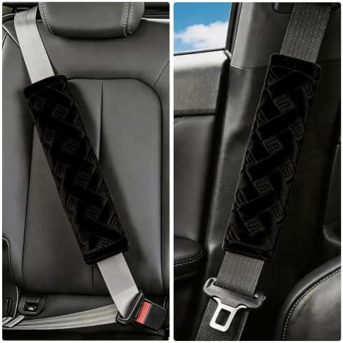 Amooca 2 Pack Seat Belt Covers Soft Shoulder Pad - Image 6