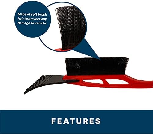 Teal Turtle - Universal - 21 Inch Car Snow Brush and Ice Scraper - Image 4