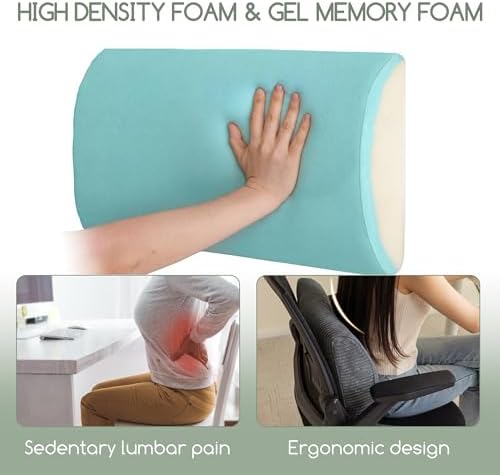 Lumbar Support Pillow for Recliner Chair/Accent Chair/Couch, Large Memory Foam - Image 3