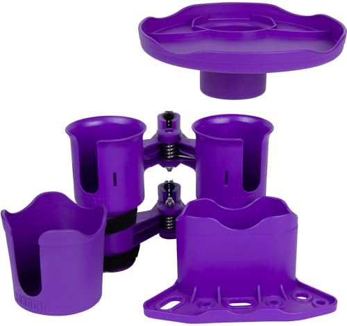 ROBOCUP, Patented Clamp On Boat Cup Holder |Multifunction Dual Drink Caddy - Image 5