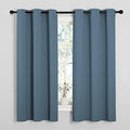 NICETOWN Smoky Blue Blackout Curtains, 2 Panels by NICETOWN