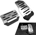 2 PCS Car Non-slip Pedal Pads Set, Alloy Brake Pedal Protectors, Accelerator by Unknown