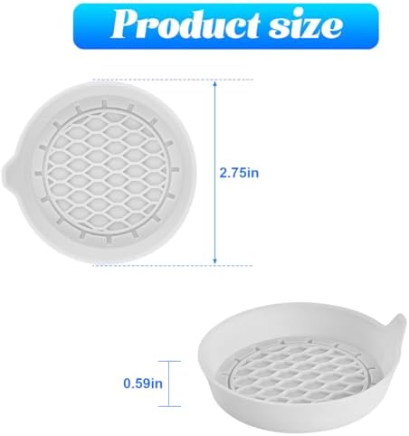 Zpana Bling Car Cup Holder Coaster, Shockproof Auto Interior Decorative Coasters - Image 2