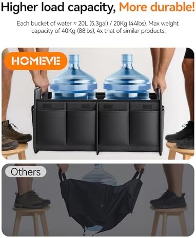 Homeve Car Trunk Organizer for SUV, Small Compact Size No-Sag Heavy Duty - Image 6