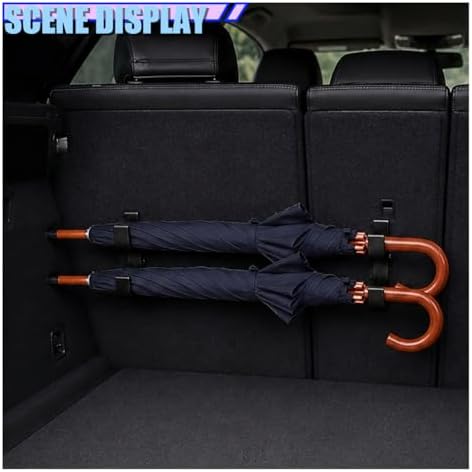 2PCS Car Trunk Umbrella Hook, Universal No Drilling Car Interior Storage Hanger - Image 3