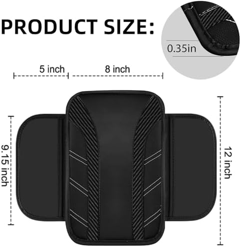 NBTEPEM 10 Pcs Car Floor Mats Full Set & Sport Leather Steering Wheel Cover - Image 6