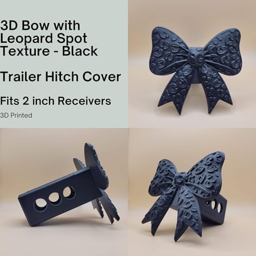 3D Bow Trailer Hitch Cover, Fits 2 Inch Receivers, Universal Fit - Image 2