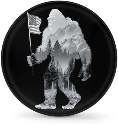 Bigfoot American Spare Tire Cover Dust-Proof Wheel Protector by Unknown