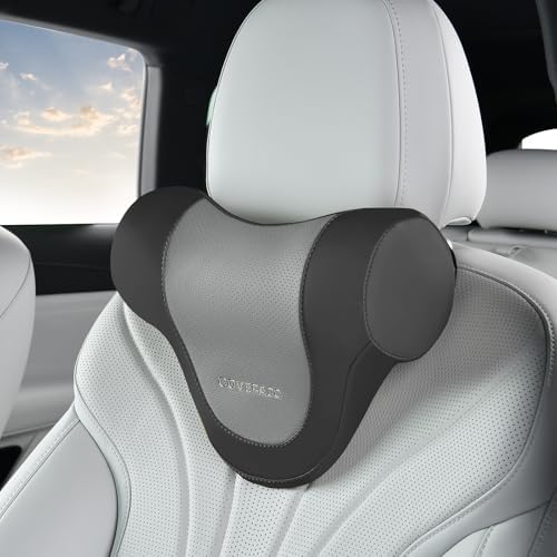 Coverado Car Headrest Pillow, Ergonomic Memory Foam Car Neck Pillow by COVERADOAUTO