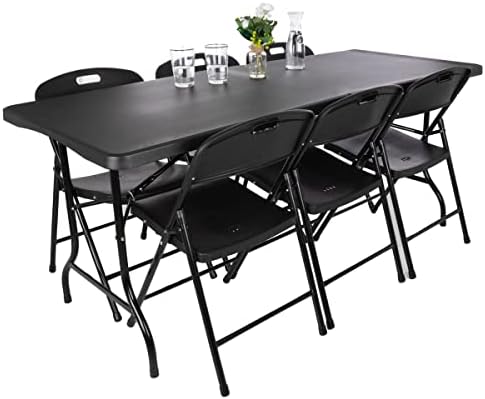 Lavish Home Indoor & Outdoor Portable Folding Table - Image 7