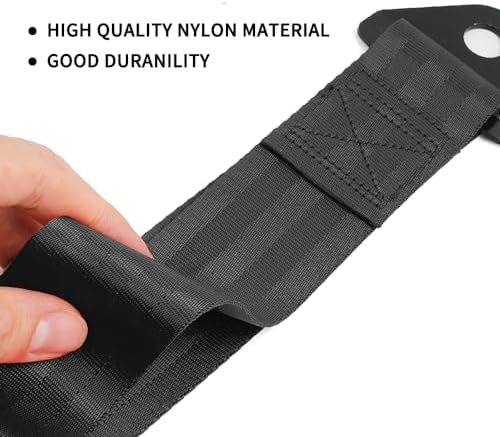 RASTP Racing Tow Strap for Front or Rear Bumper - Image 2