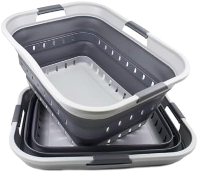 SAMMART 42L Collapsible Plastic Laundry Basket - Image 2