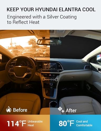 Proadsy Custom Fit Car Windshield Sun Shade - Image 3