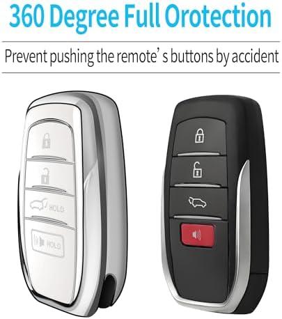 Tukellen for Toyota Key Fob Cover TPU Soft Case for 2025-2026 Camry 4 Runner - Image 4
