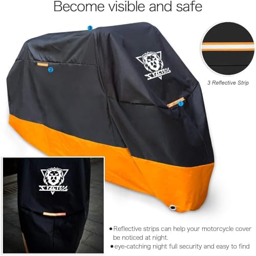 XYZCTEM Motorcycle Cover – All Season Waterproof Outdoor Protection - Image 3