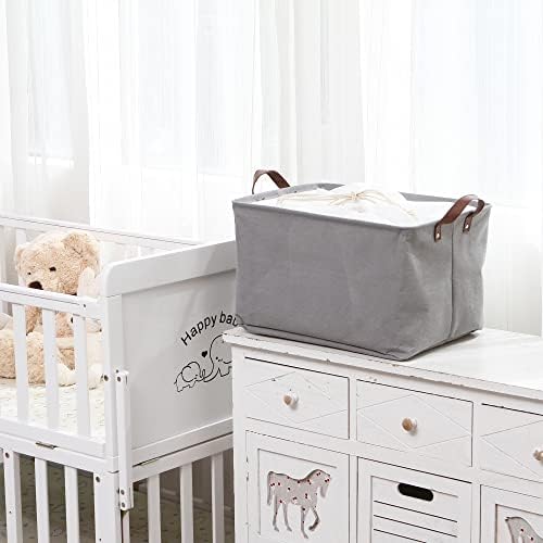 Hinwo 31L Large Canvas Storage Bin - Image 2
