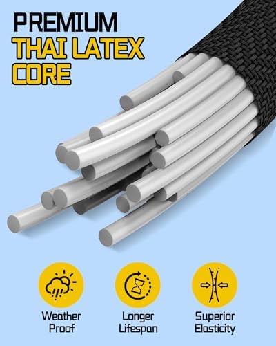 Lucky Straps 48" Black Adjustable Carabiner Bungee Cords - Image 6