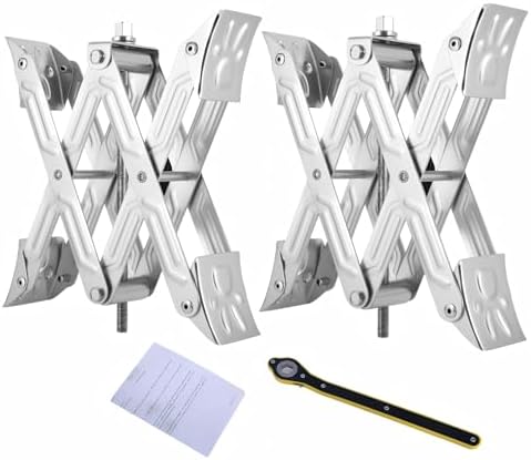X-Shaped RV Wheel Chock Fit 4.13” to 13.4” Camper Wheel Chock Stabilizer Scissor by Pafessa