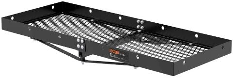 CURT 18110 48" x 20" Steel Tray Cargo Carrier, 1-1/4" Shank, 300 lb - Image 3