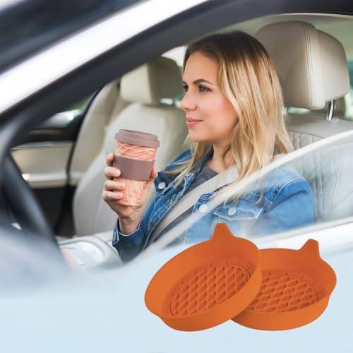 Zpana Bling Car Cup Holder Coaster, Shockproof Auto Interior Decorative Coasters - Image 6