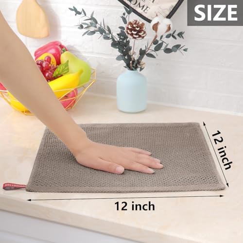 Homaxy 100% Cotton Waffle Weave Kitchen Dish Cloths 24-Pack - Image 5