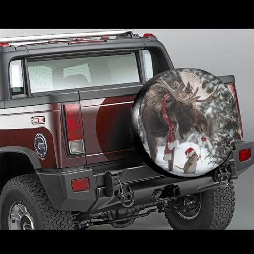 Christmas Funny Animal Spare Tire Cover Universal - Image 4